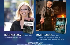 Polizei Aachen: POL-AC: Die Aachener Polizei lädt ein: Krimilesung mit Ingrid Davis und Ralf Lano für den guten Zweck