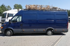 Bundespolizeiinspektion Saarbrücken: BPOL-BXB: 3,5 Tonner um 120% überladen,
oder wie man in Marokko die Nutzlast erhöht