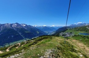 Aletsch Arena AG: Voll im MTB-Flow: Neuer Flowtrail Wurzenbord auf der Bettmeralp eingeweiht!