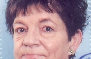 Polizeipräsidium Mittelfranken: POL-MFR: (315) 66-jährige Frau vermisst