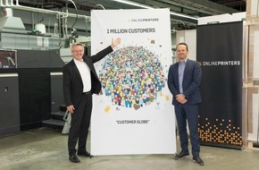 Onlineprinters GmbH: Eine Million Kunden: Der Erfolg hat viele Gesichter / Internationales Geschäft gewinnt weiter an Bedeutung