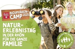 MineralBrunnen RhönSprudel Egon Schindel GmbH: Presseinformation: Anmeldestart für das RhönSprudel Biosphären-Camp 2025