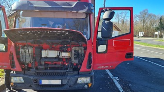 Verkehrsdirektion Koblenz: POL-VDKO: Manipulierter Fahrtenschreiber, abgelaufener Führerschein, erhebliche technische Mängel - LKW aus Osteuropa wurde direkt aus dem Verkehr gezogen