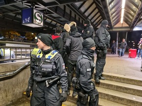 BPOLD-H: Gemeinsamer Schwerpunkteinsatz im Rahmen der &quot;Allianz sicherer Hauptbahnhof&quot; - Einsatz im und um den Hauptbahnhof Hamburg.