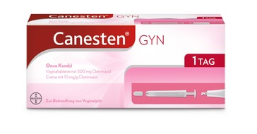 Bayer Vital GmbH: Öko-Testsieger: Canesten® Gyn Once: Die 1-Tages-Kombi ist Testsieger bei Öko-Test