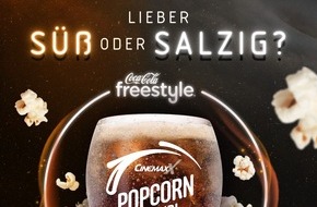 CinemaxX Holdings GmbH: Exklusiv für's Kino: CinemaxX und Coca-Cola kreieren neue Geschmacksrichtungen