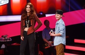 SAT.1: Flirtoffensive bei "The Voice Kids": Lukas (14) aus Hannover singt um Lenas Handynummer (FOTO)