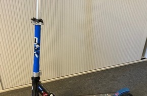 Polizeipräsidium Recklinghausen: POL-RE: Herten: Kind "stellt" sich bei der Polizei - Eigentümer von Tretroller gesucht
