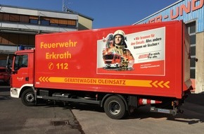 Feuerwehr Erkrath: FW-Erkrath: Für mich. Für alle" jetzt auch auf den Erkrather Straßen unterwegs