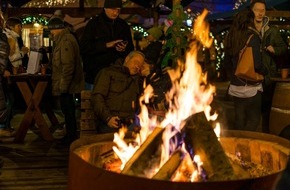 Polizeipräsidium Mainz: POL-PPMZ: Mainz, Holzbank auf dem Weihnachtsmarkt ins Lagerfeuer geworfen, Polizist wird lyrisch!