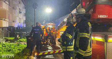 Feuerwehr Hagen: FW Hagen: Nächtlicher Kellerbrand in Haspe