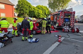 Feuerwehr Datteln: FW Datteln: Verkehrsunfall mit lebensbedrohlichen Verletzungen fordert Feuerwehr und Rettungsdienst