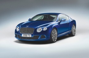 Bentley Motors Ltd.: Bentley stellt schnellstes Serienmodell aller Zeiten vor - Den neuen CONTINENTAL GT SPEED