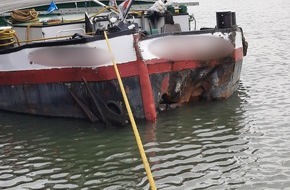 Polizei Duisburg: POL-DU: Hünxe/Duisburg: Zwei Schiffe kollidierten auf dem Wesel-Datteln-Kanal miteinander