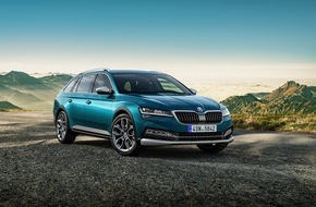 Skoda Auto Deutschland GmbH: Neuer SKODA SUPERB SCOUT ergänzt erstmals die SUPERB-Familie (FOTO)