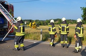 Feuerwehr Sprockhövel: FW-EN: Motorrad kollidiert mit Traktor