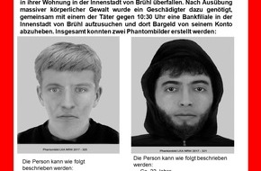 Polizei Rhein-Erft-Kreis: POL-REK: 171215-1: Raubüberfall in Wohnung-Belohnung/ Brühl