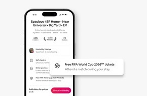 Airbnb Germany GmbH: Gastgeber:innen auf Airbnb bieten G&auml;sten das ultimative Upgrade: Freikarten f&uuml;r die FIFA Fussball-Weltmeisterschaft 2026 [TM]