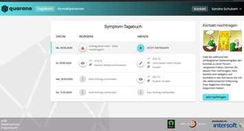 Quarano e.V.: Gesundheitsämter können aufatmen: Quarantäne-App quarano seit dieser Woche im Einsatz und in ganz Deutschland verfügbar
