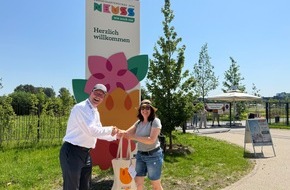 Landesgartenschau Neuss 2026: Spontan zur LAGA & pl&ouml;tzlich die 200.000. Besucherin