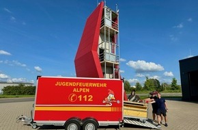 Freiwillige Feuerwehr Alpen: FW Alpen: Kreiszeltlager 2024 der Jugendfeuerwehren in Alpen