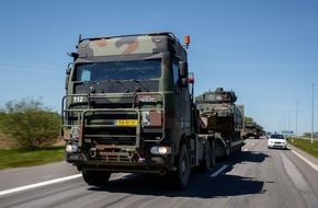 Territoriales Führungskommando der Bundeswehr: Militärkonvois auf Straßen in Niedersachsen, Sachsen-Anhalt und Thüringen unterwegs