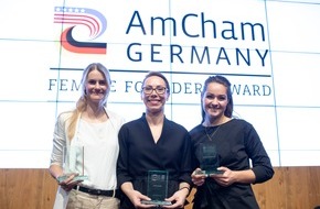 American Chamber of Commerce in Germany (AmCham Germany): Gründerinnen bestärken und Innovation Sichtbarkeit geben: AmCham Germany Female Founders Award - Bewerbungsphase läuft noch bis zum 7. März 2021