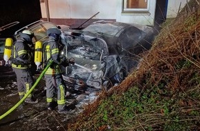 Feuerwehr Wetter (Ruhr): FW-EN: Wetter (Ruhr) - Fahrzeugbrand in der Nacht