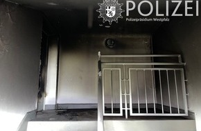 Polizeipräsidium Westpfalz: POL-PPWP: Verdacht der Brandstiftung