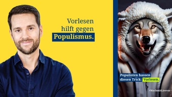 Stiftung Lesen: Pressemeldung: Mirko Drotschmann erklärt: Darum helfen 10 Minuten Vorlesen dabei, Populismus zu entlarven