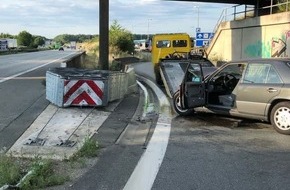Polizei Bielefeld: POL-BI: Autobahnausfahrt verfehlt
