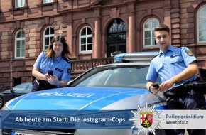 Polizeipräsidium Westpfalz: POL-PPWP: Polizei startet Pilotprojekt auf Instagram