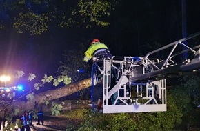 Feuerwehr Heiligenhaus: FW-Heiligenhaus: Sieben Einsätze am Dienstag - nicht nur dank "Eugen". (Meldung 09/2021)