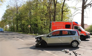 Polizei Minden-Lübbecke: POL-MI: Kollision auf der Schepshaker Straße