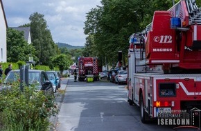 Feuerwehr Iserlohn: FW-MK: Rauchentwicklung aus Gebäude