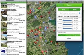 comparis.ch AG: comparis.ch lanciert Immobilien-Applikation auf dem iPad - Der iPad hilft auch bei der Wohnungssuche