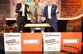 Einhell Germany AG: RTL Donation Marathon: Einhell offers support to children suffering from cancer