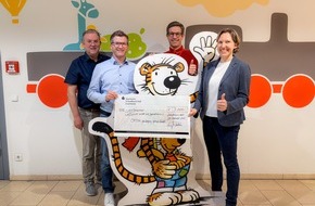 OPTIMA packaging group GmbH: OPTIMA unterstützt den Förderverein Beuteltigerstark mit 3.000 Euro