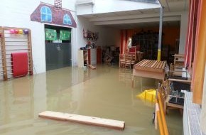 Deutsches Kinderhilfswerk e.V.: Deutsches Kinderhilfswerk ruft zu Spenden für Kindertageseinrichtungen und Spielplätze in Hochwassergebieten auf (BILD)