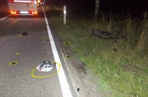 Polizeidirektion Landau: POL-PDLD: Schwerverletzten Radfahrer liegen gelassen