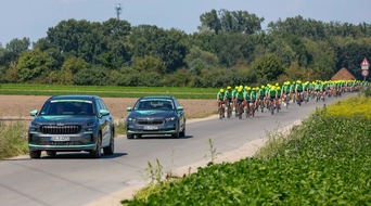 Škoda Auto Deutschland, Mitarbeiter in Weiterstadt und Autohaus unterstützen Tour der Hoffnung mit insgesamt 10.000 Euro