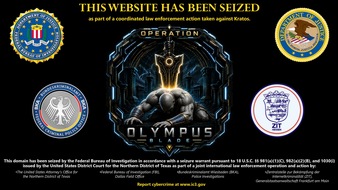 Bundeskriminalamt: BKA: Erfolgreicher Schlag gegen eine der weltweit gef&auml;hrlichsten Phishing-Gruppierungen / Deutschland und die USA gehen gemeinsam gegen die Gruppierung "Kratos" und das Ph&auml;nomen Phishing-as-a-Service vor