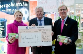 Mestemacher GmbH: "Gemeinsam gegen Hunger" - Benefizaktion von Mestemacher - Startschuss auf der weltgrößten Ernährungsmesse der Welt: Anuga (BILD)