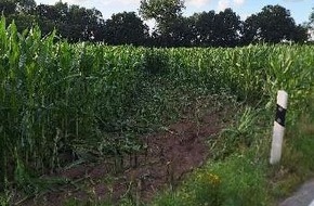 Polizeiinspektion Emsland/Grafschaft Bentheim: POL-EL: Sögel - Wer hat sich ins Maisfeld verirrt? - Hinweise gesucht