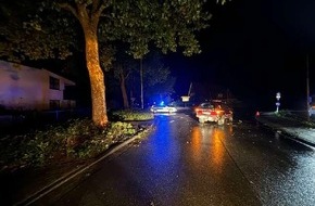 Polizeiinspektion Wilhelmshaven/Friesland: POL-WHV: Verkehrsunfall in Jever: Totalschaden und Beifahrerin leicht verletzt