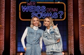 ARD Das Erste: Das Erste: Zwillingsduell - Lisa und Lena bei "Wer weiß denn sowas?"