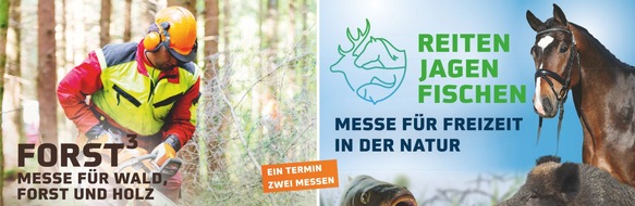 Messe Erfurt: PM Reiten-Jagen-Fischen und Forst³ in Erfurt finden vom 14. bis 16. Mai 2021 statt