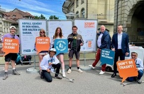 IG saubere Umwelt IGSU: Medienmitteilung: «Bern macht mobil gegen Littering»