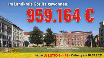 Sächsische Lotto-GmbH: „6 Richtige“ bringen über 950.000 Euro in den Landkreis Görlitz