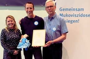 Mukoviszidose e.V.: &ldquo;Schutzengel&ldquo; Dominik Klein erh&auml;lt Auszeichnung f&uuml;r sein Engagement